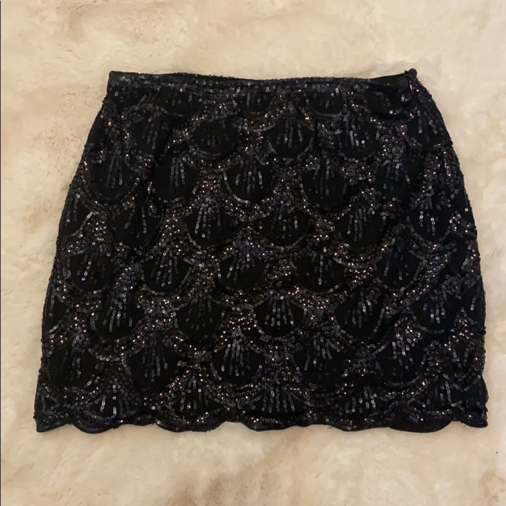 Sequin skirt